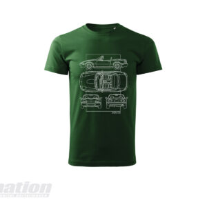 MX-5 NA SkidNation T-shirt blueprint green