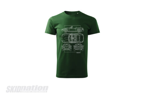 MX-5 NA SkidNation T-shirt blueprint green