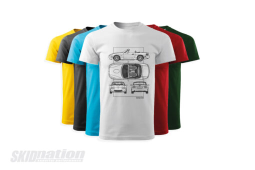 MX-5 NB SkidNation blueprint T-shirts