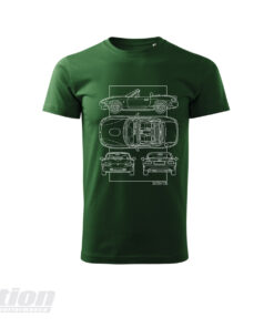 MX-5 NB SkidNation T-shirt blueprint green