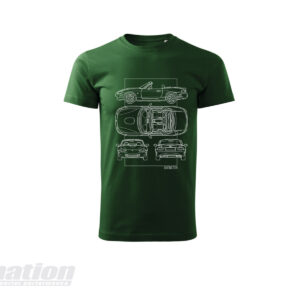 MX-5 NB SkidNation T-shirt blueprint green