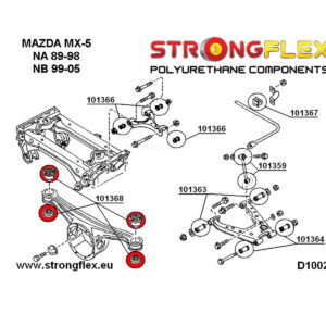 Mazda MX-5 Miata NA NB diff bushing