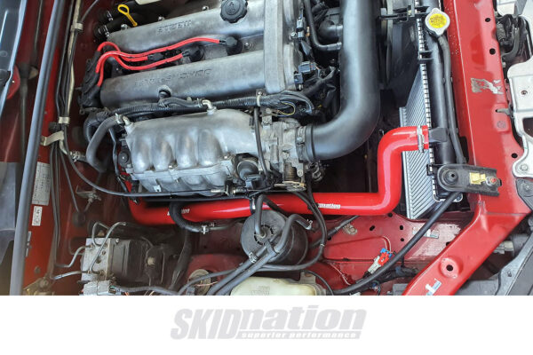 SkidNation premium coolant reroute installed