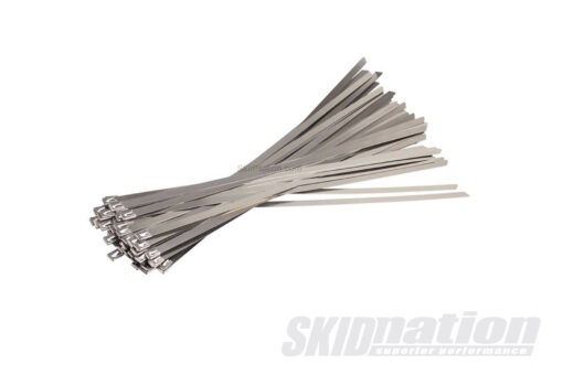 Mazda MX-5 stainless steel cable exhaust tape zip ties 2