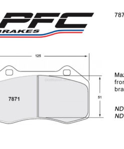 PFC 7871 front Brembo brake pads Mazda MX-5 Miata