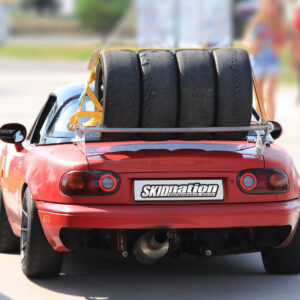 Wheel rack on a Mazda MX-5