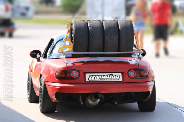 Wheel rack on a Mazda MX-5